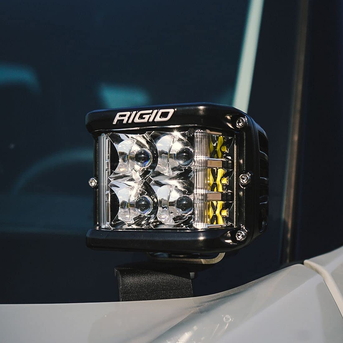 Par Faros D-ss Pro Spot Rigid Jeep Rzr Polaris Can Am 4x4 Mercado